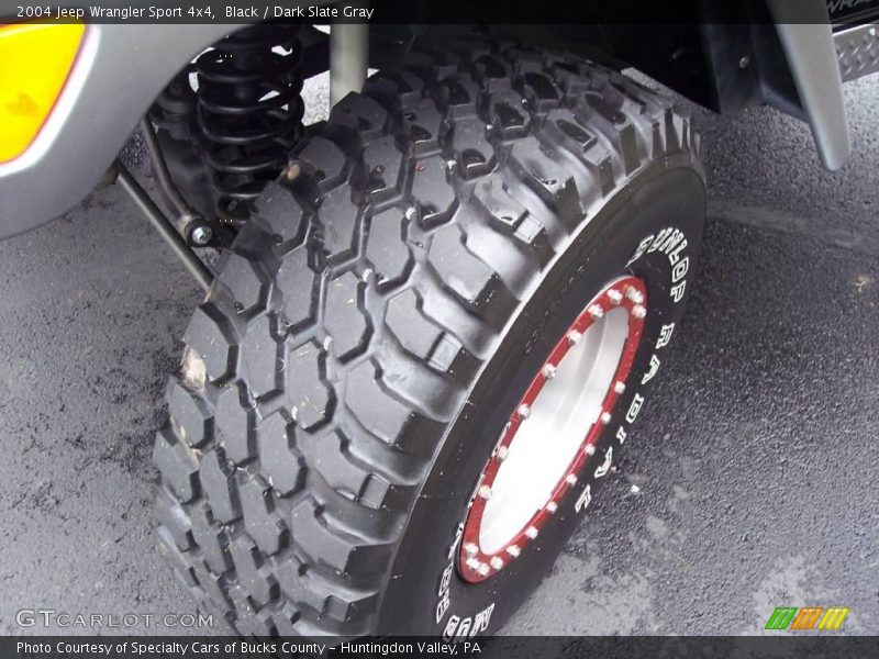 Black / Dark Slate Gray 2004 Jeep Wrangler Sport 4x4