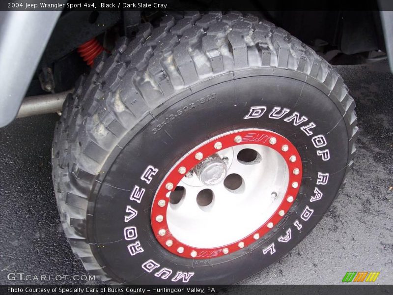 Black / Dark Slate Gray 2004 Jeep Wrangler Sport 4x4