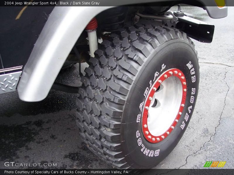 Black / Dark Slate Gray 2004 Jeep Wrangler Sport 4x4