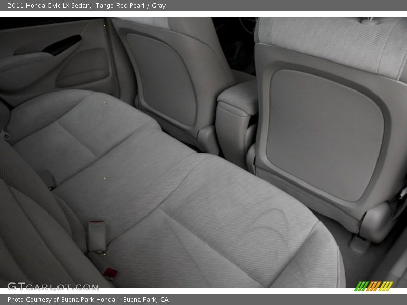 Tango Red Pearl / Gray 2011 Honda Civic LX Sedan