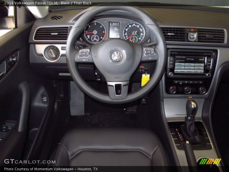 Black / Titan Black 2014 Volkswagen Passat TDI SE