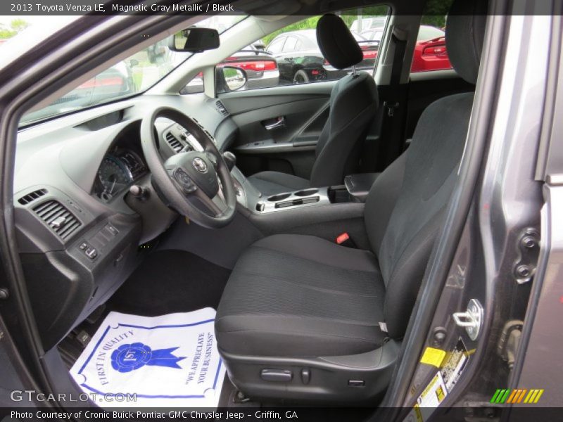 Magnetic Gray Metallic / Black 2013 Toyota Venza LE