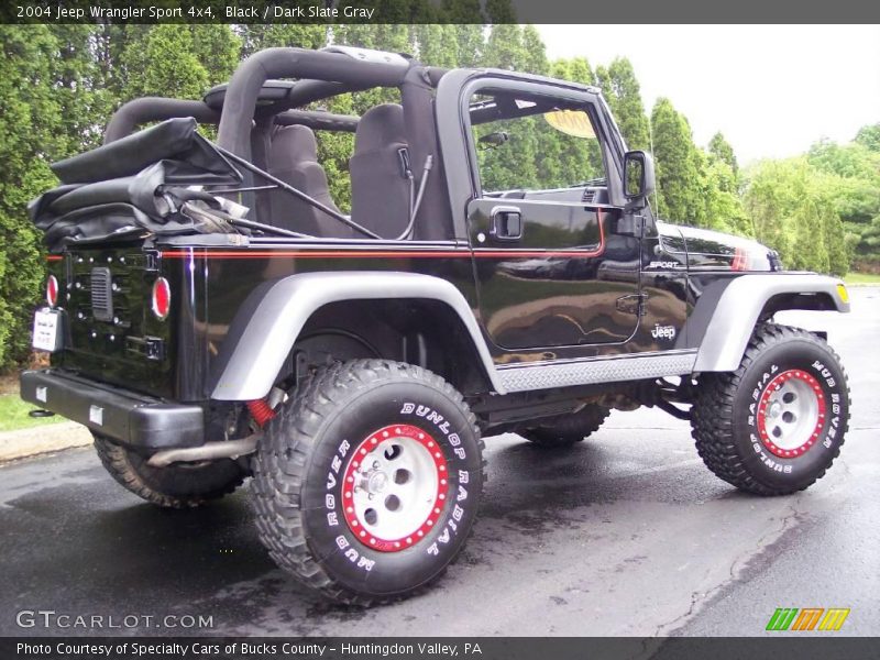 Black / Dark Slate Gray 2004 Jeep Wrangler Sport 4x4