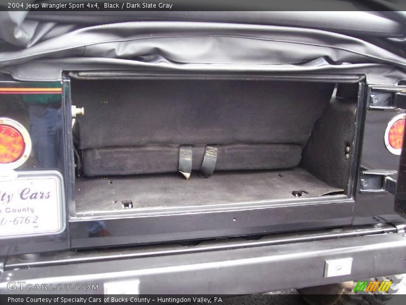 Black / Dark Slate Gray 2004 Jeep Wrangler Sport 4x4