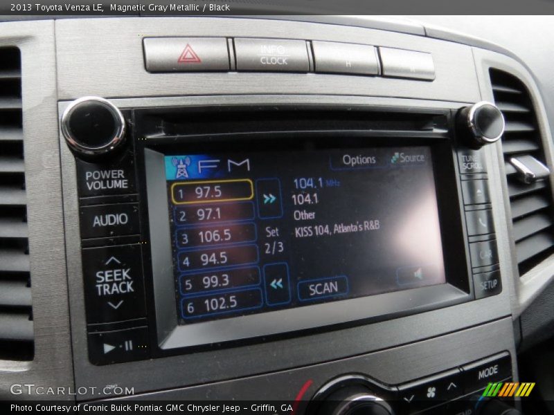 Magnetic Gray Metallic / Black 2013 Toyota Venza LE