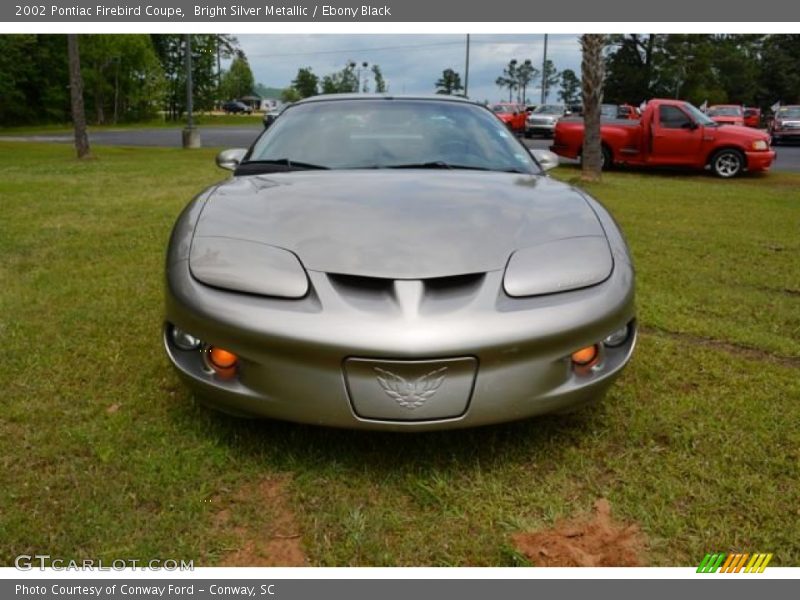 Bright Silver Metallic / Ebony Black 2002 Pontiac Firebird Coupe