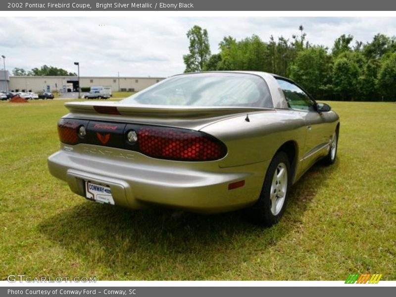 Bright Silver Metallic / Ebony Black 2002 Pontiac Firebird Coupe
