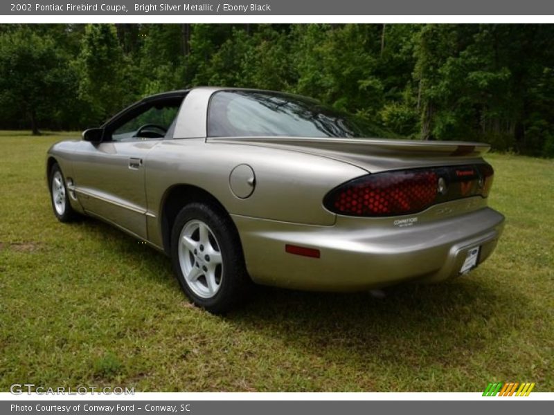 Bright Silver Metallic / Ebony Black 2002 Pontiac Firebird Coupe