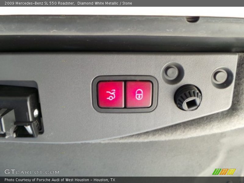 Diamond White Metallic / Stone 2009 Mercedes-Benz SL 550 Roadster