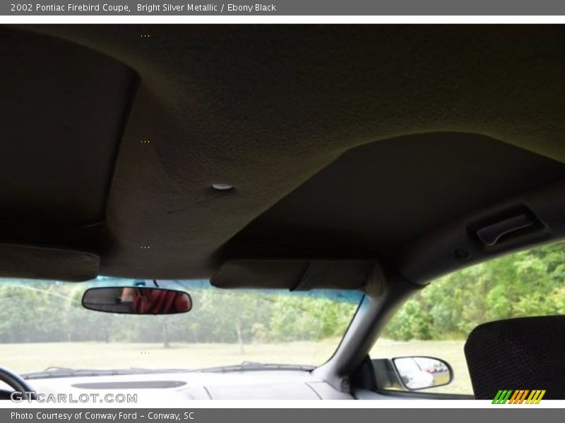 Bright Silver Metallic / Ebony Black 2002 Pontiac Firebird Coupe