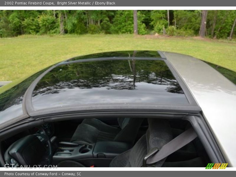 Bright Silver Metallic / Ebony Black 2002 Pontiac Firebird Coupe