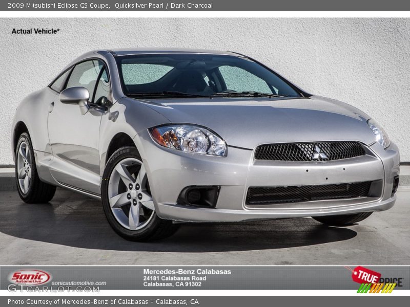 Quicksilver Pearl / Dark Charcoal 2009 Mitsubishi Eclipse GS Coupe