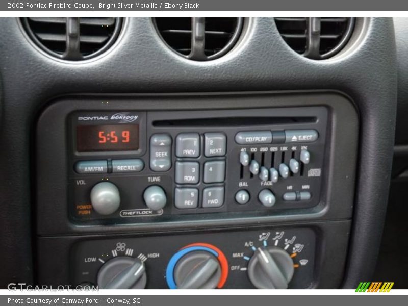 Bright Silver Metallic / Ebony Black 2002 Pontiac Firebird Coupe