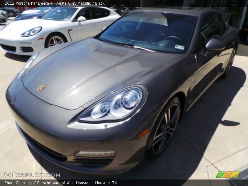 Agate Grey Metallic / Black 2013 Porsche Panamera 4