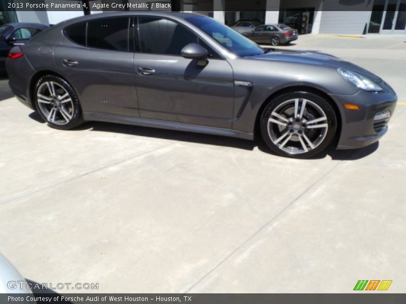 Agate Grey Metallic / Black 2013 Porsche Panamera 4