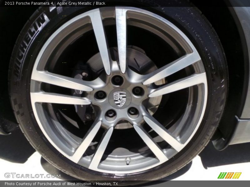 Agate Grey Metallic / Black 2013 Porsche Panamera 4