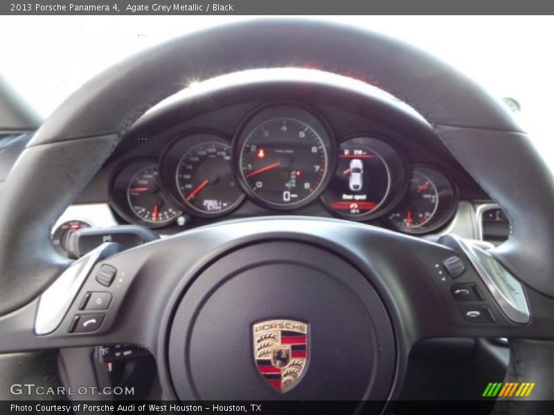 Agate Grey Metallic / Black 2013 Porsche Panamera 4