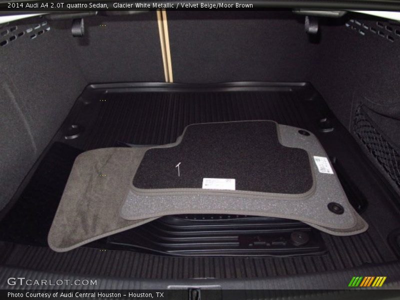 Glacier White Metallic / Velvet Beige/Moor Brown 2014 Audi A4 2.0T quattro Sedan
