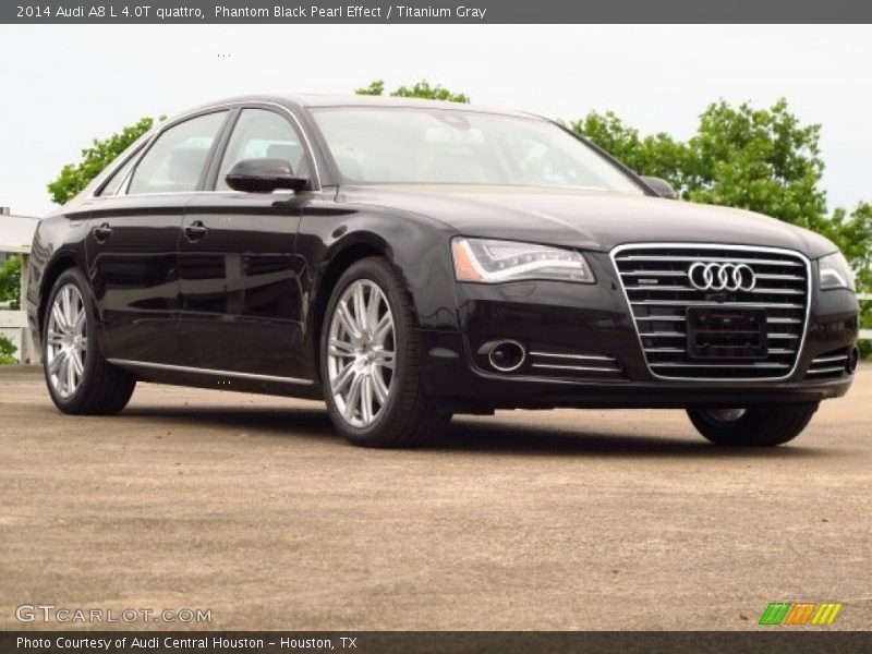 Phantom Black Pearl Effect / Titanium Gray 2014 Audi A8 L 4.0T quattro