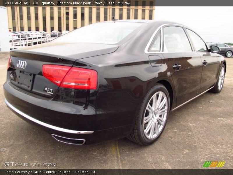 Phantom Black Pearl Effect / Titanium Gray 2014 Audi A8 L 4.0T quattro