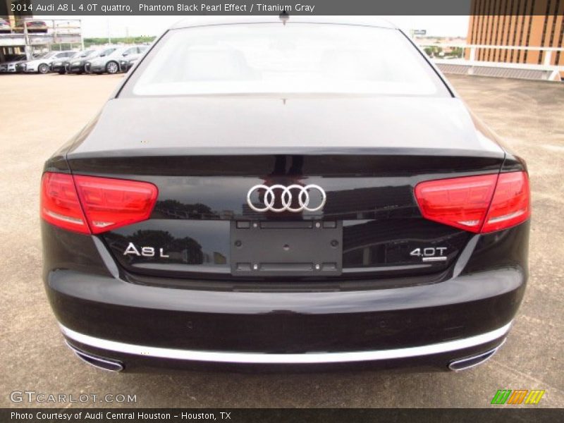Phantom Black Pearl Effect / Titanium Gray 2014 Audi A8 L 4.0T quattro