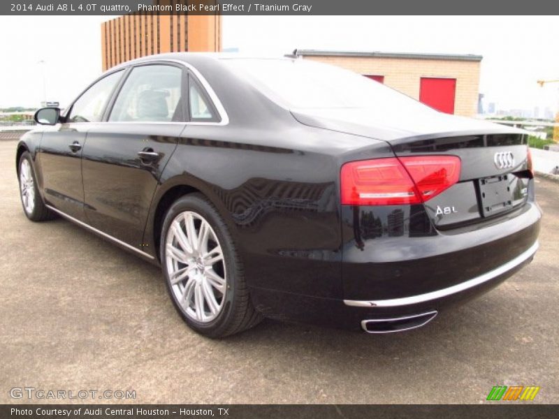 Phantom Black Pearl Effect / Titanium Gray 2014 Audi A8 L 4.0T quattro