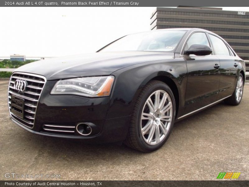Phantom Black Pearl Effect / Titanium Gray 2014 Audi A8 L 4.0T quattro