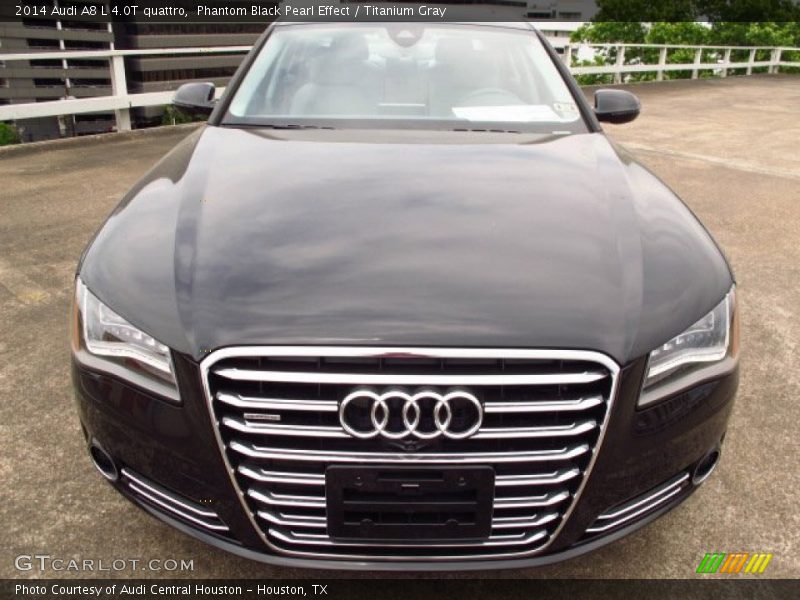 Phantom Black Pearl Effect / Titanium Gray 2014 Audi A8 L 4.0T quattro