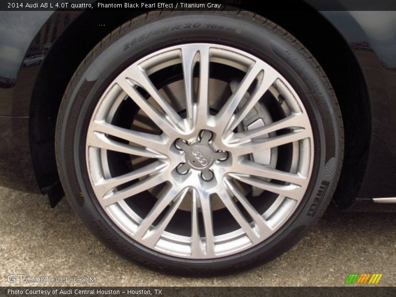 Phantom Black Pearl Effect / Titanium Gray 2014 Audi A8 L 4.0T quattro