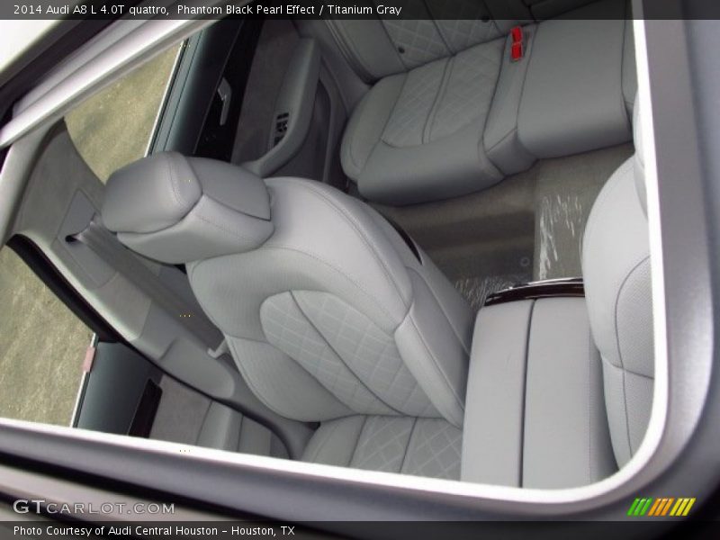 Phantom Black Pearl Effect / Titanium Gray 2014 Audi A8 L 4.0T quattro