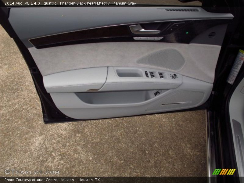 Phantom Black Pearl Effect / Titanium Gray 2014 Audi A8 L 4.0T quattro