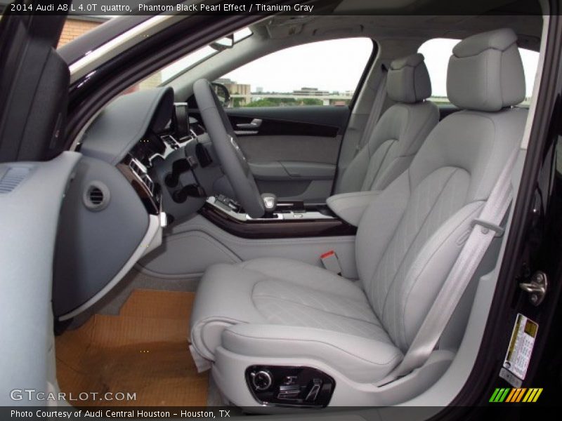 Phantom Black Pearl Effect / Titanium Gray 2014 Audi A8 L 4.0T quattro