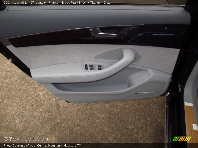 Phantom Black Pearl Effect / Titanium Gray 2014 Audi A8 L 4.0T quattro