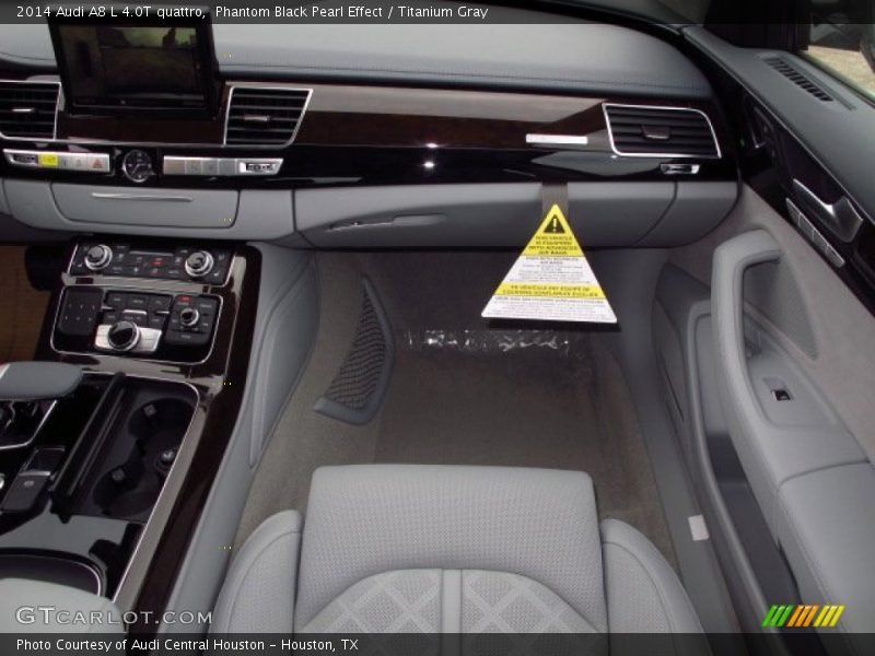 Phantom Black Pearl Effect / Titanium Gray 2014 Audi A8 L 4.0T quattro