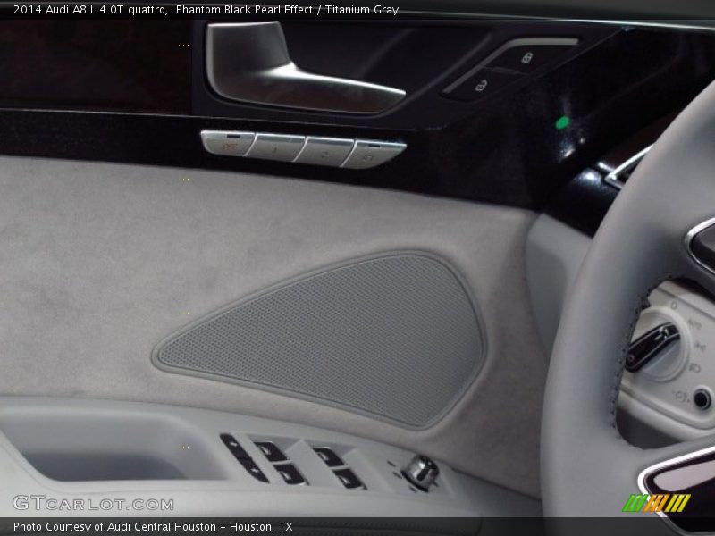 Phantom Black Pearl Effect / Titanium Gray 2014 Audi A8 L 4.0T quattro