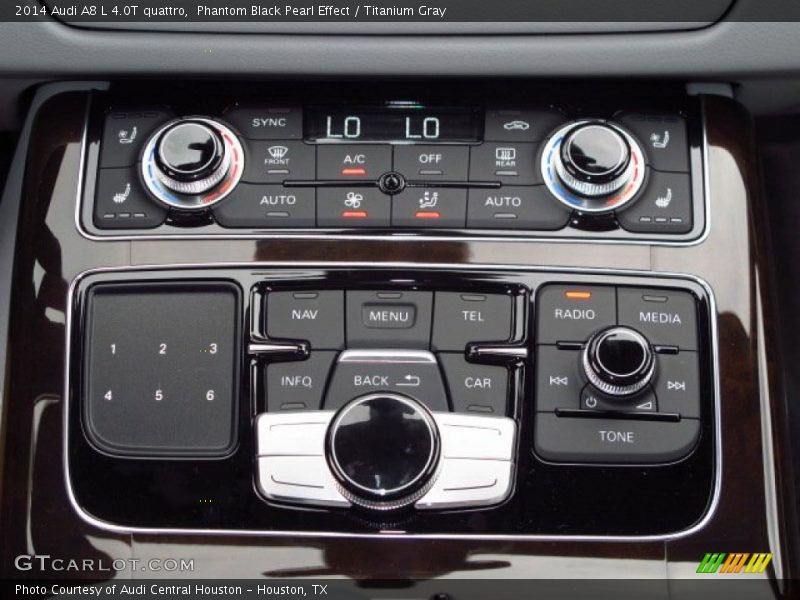 Phantom Black Pearl Effect / Titanium Gray 2014 Audi A8 L 4.0T quattro
