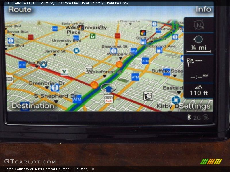 Phantom Black Pearl Effect / Titanium Gray 2014 Audi A8 L 4.0T quattro