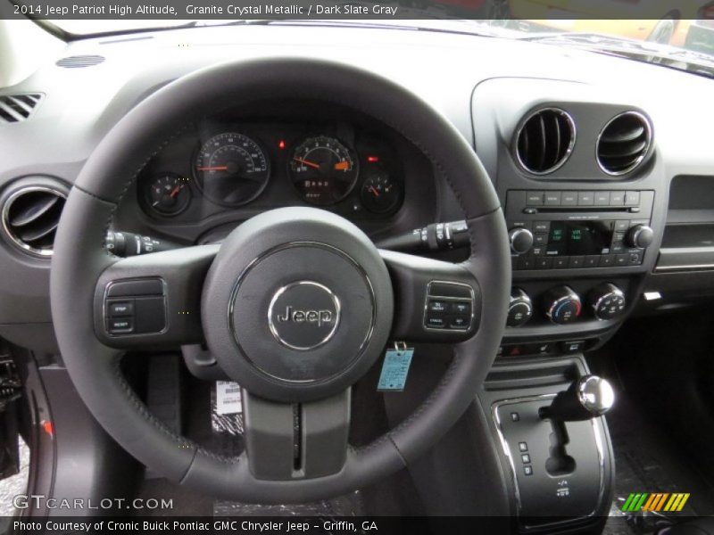 Dashboard of 2014 Patriot High Altitude