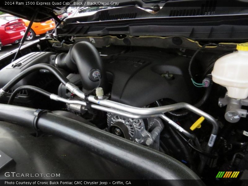 Black / Black/Diesel Gray 2014 Ram 1500 Express Quad Cab