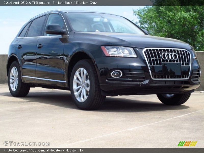 Brilliant Black / Titanium Gray 2014 Audi Q5 2.0 TFSI quattro