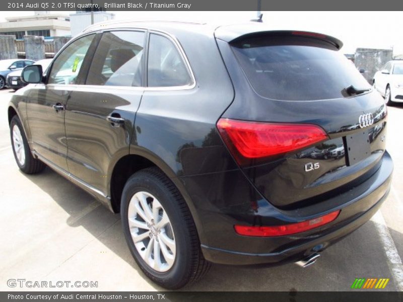 Brilliant Black / Titanium Gray 2014 Audi Q5 2.0 TFSI quattro