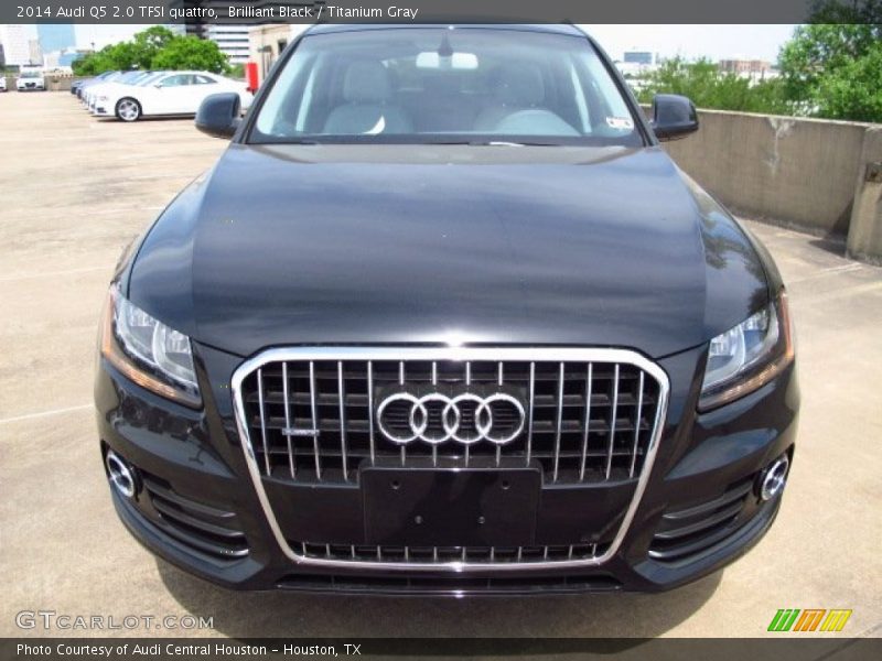 Brilliant Black / Titanium Gray 2014 Audi Q5 2.0 TFSI quattro