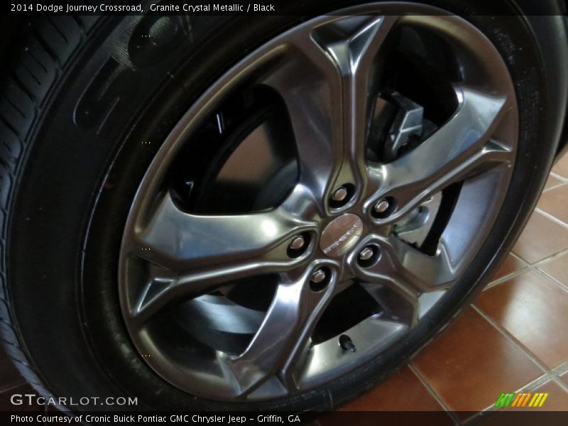 Granite Crystal Metallic / Black 2014 Dodge Journey Crossroad