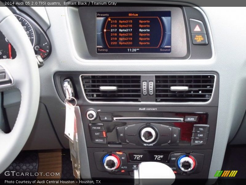 Brilliant Black / Titanium Gray 2014 Audi Q5 2.0 TFSI quattro
