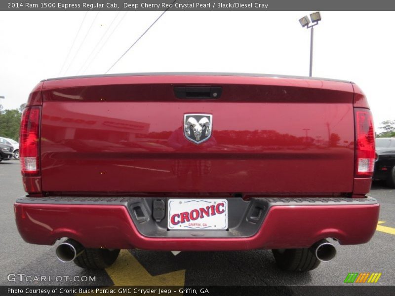Deep Cherry Red Crystal Pearl / Black/Diesel Gray 2014 Ram 1500 Express Regular Cab