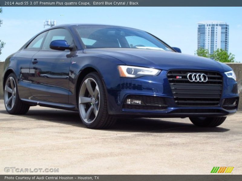 Estoril Blue Crystal / Black 2014 Audi S5 3.0T Premium Plus quattro Coupe