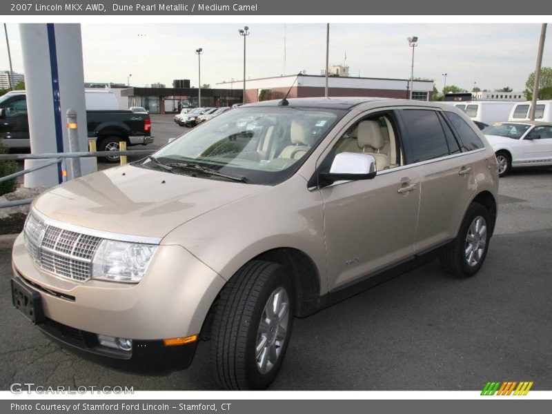 Dune Pearl Metallic / Medium Camel 2007 Lincoln MKX AWD