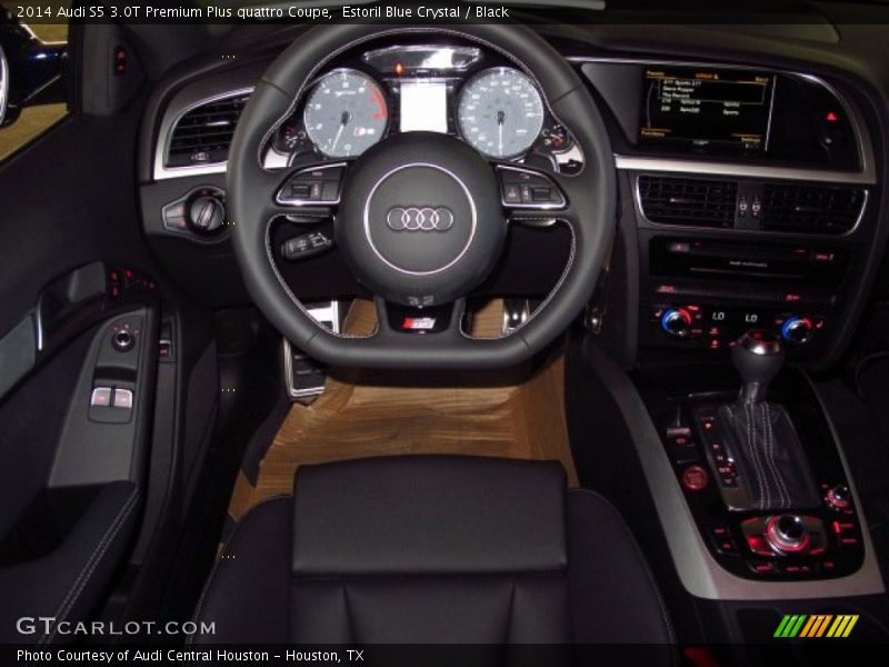 Estoril Blue Crystal / Black 2014 Audi S5 3.0T Premium Plus quattro Coupe