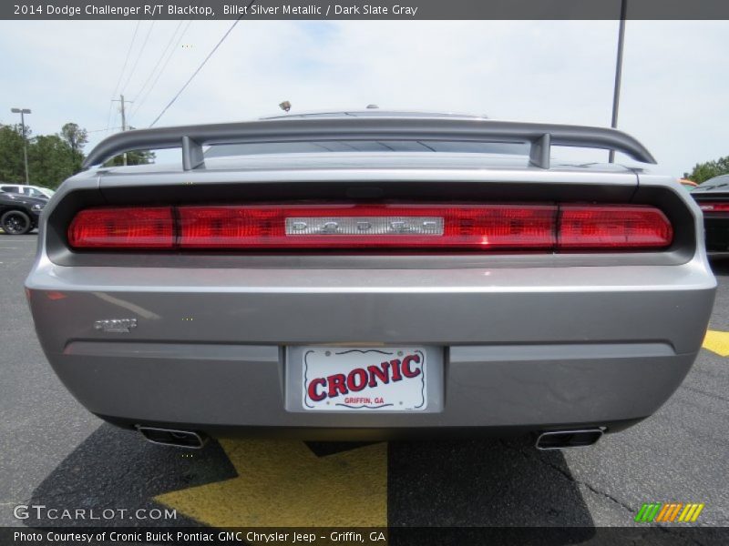 Billet Silver Metallic / Dark Slate Gray 2014 Dodge Challenger R/T Blacktop