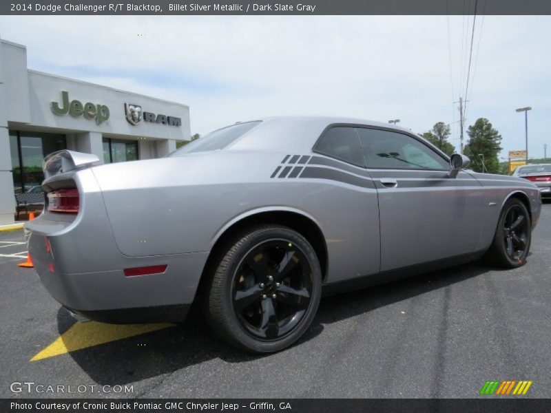 Billet Silver Metallic / Dark Slate Gray 2014 Dodge Challenger R/T Blacktop